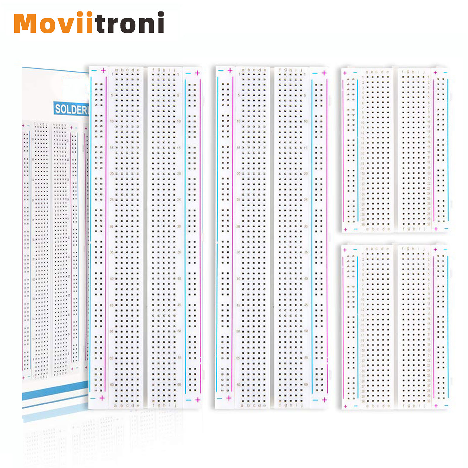 Breadboard 400 Point - 4 Stuks 400/830 Punten Broodplank MB-102