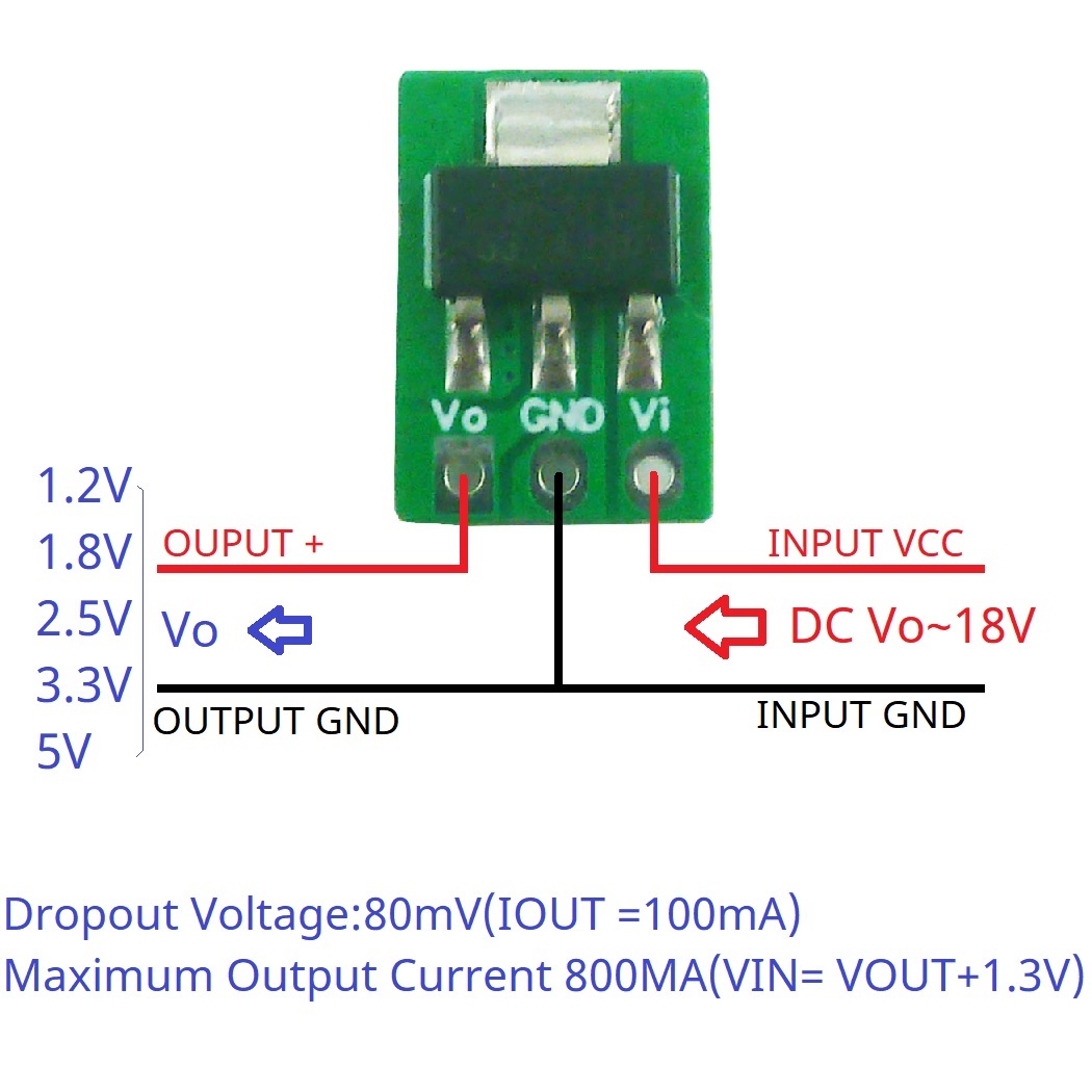 Esp32 Step Down Buck - Voor Armuiuo Esp32 Tiny Out 1a