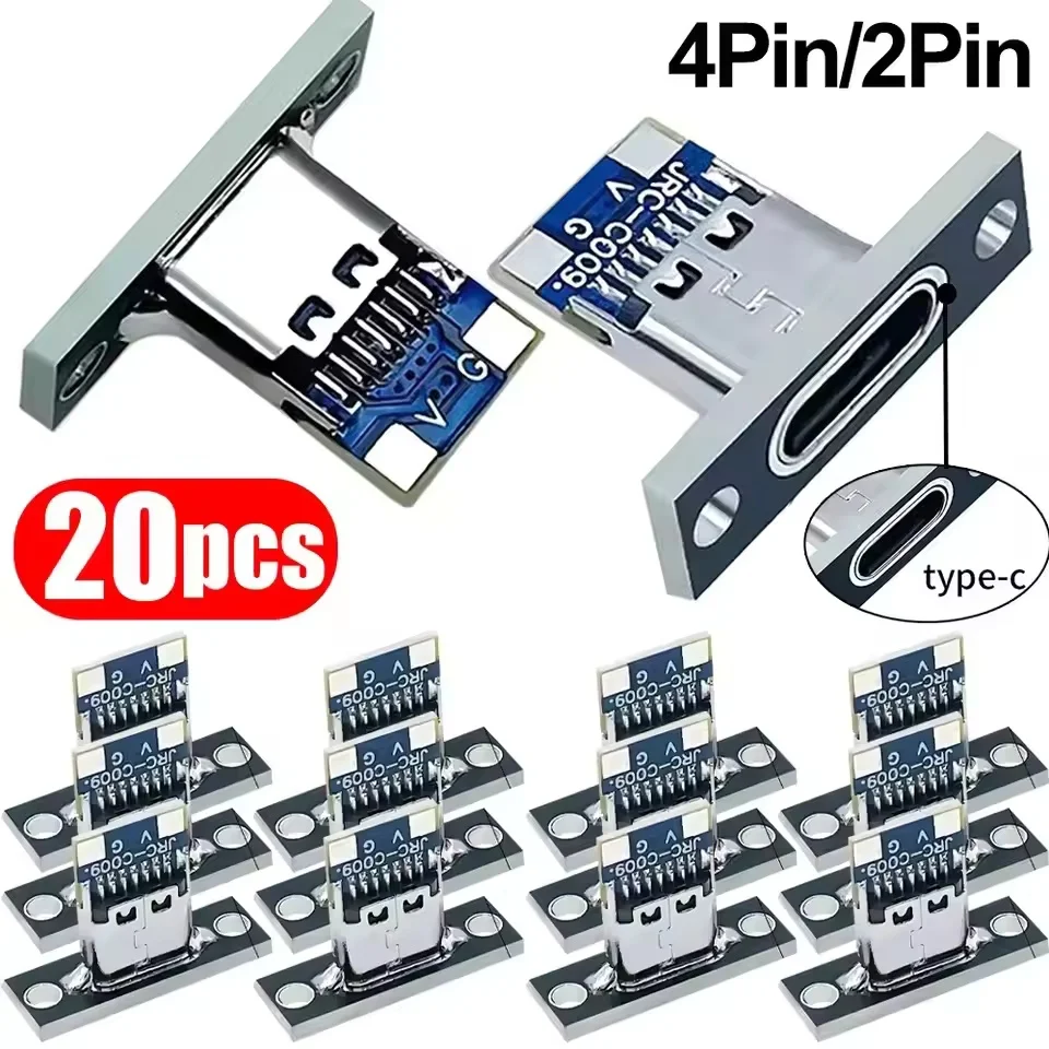 Usb C Cable - USB 3.1 Type C-aansluiting met schroefbevestigingsplaat,