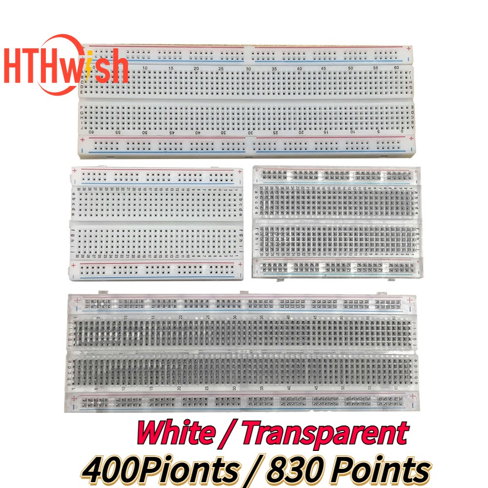 Breadboard 400 Point - 1Pc 830/400 Punten Soldeerloze Breadboard 830/400