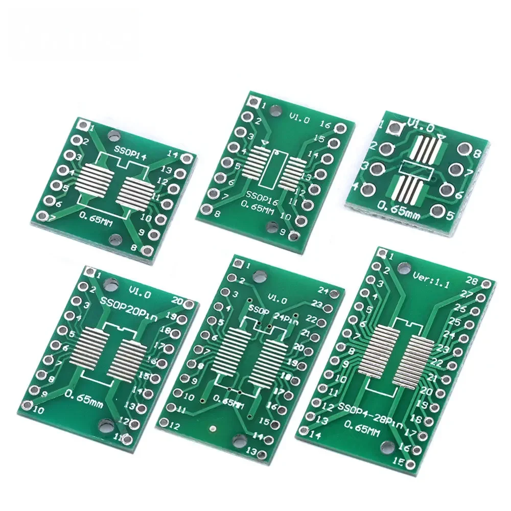 Pcb Prototyping Board - 10 STKS Universele SOP8/SSOP10/SOP14-SOP28 naar DIP/SMD