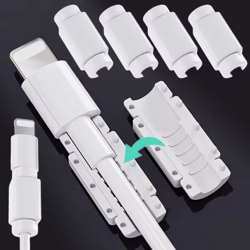 Micro Usb Cable - Anti Break kabelbeschermer Zachte siliconen hoes