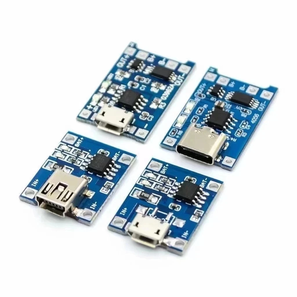 Li Ion Charger Module - 1-20 Stuks Type-C/Micro/Mini USB 5V 1A