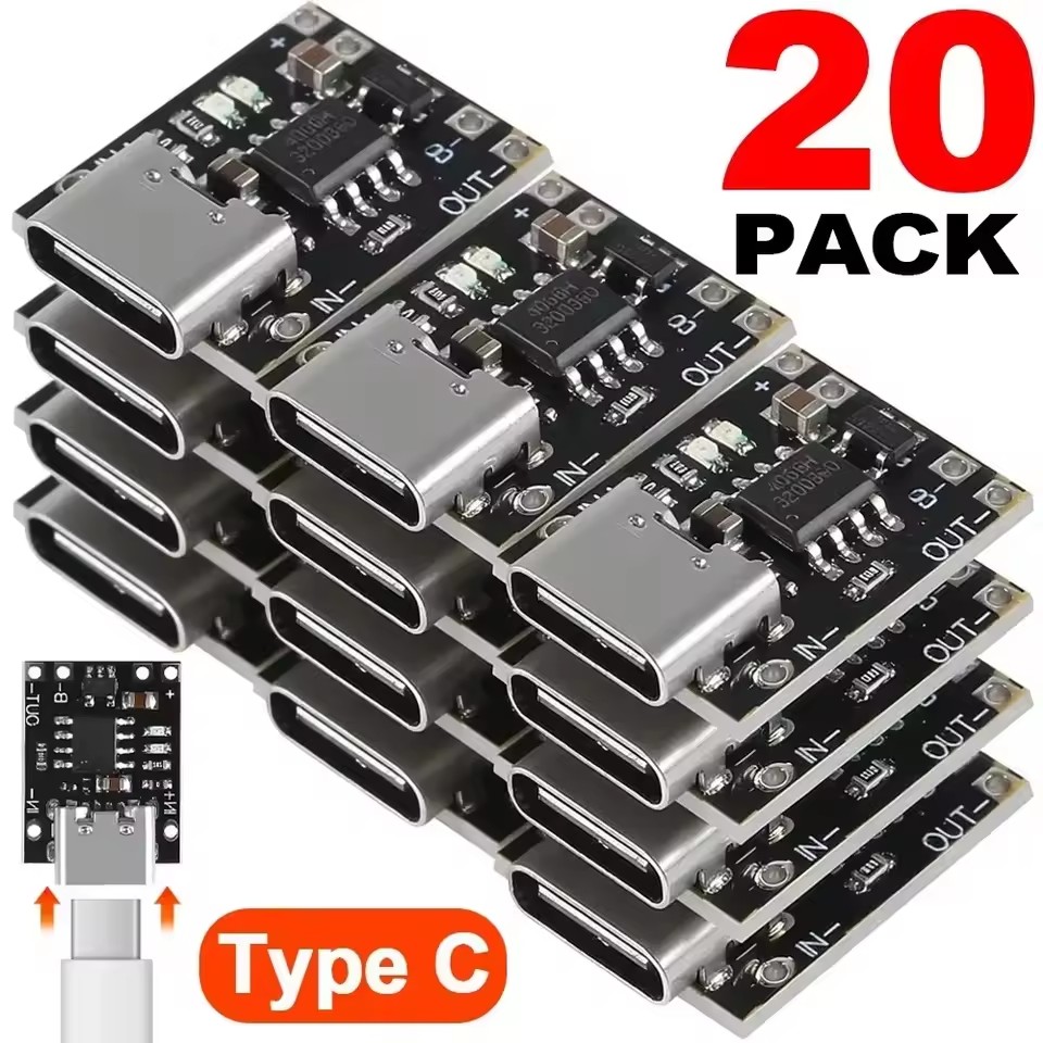 1-20 stuks TP4056 3,7V lithium - Usb C Cable recensie en prijs