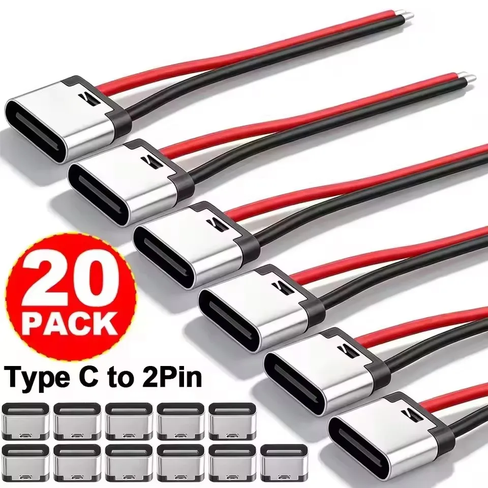 5-20PCS Type-C 2Pin Soldeerdra - Usb C Cable recensie en prijs