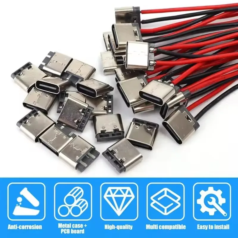 5-20PCS Type-C 2Pin Soldeerdra - Usb C Cable recensie en prijs