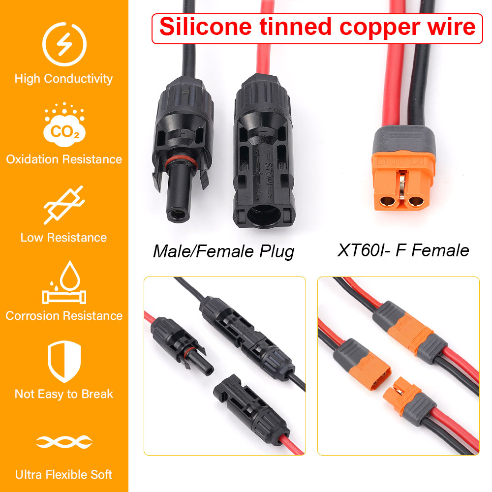 1/2/3/6M XT60 12AWG XT60i-F Vr - Ipex Connector recensie en prijs