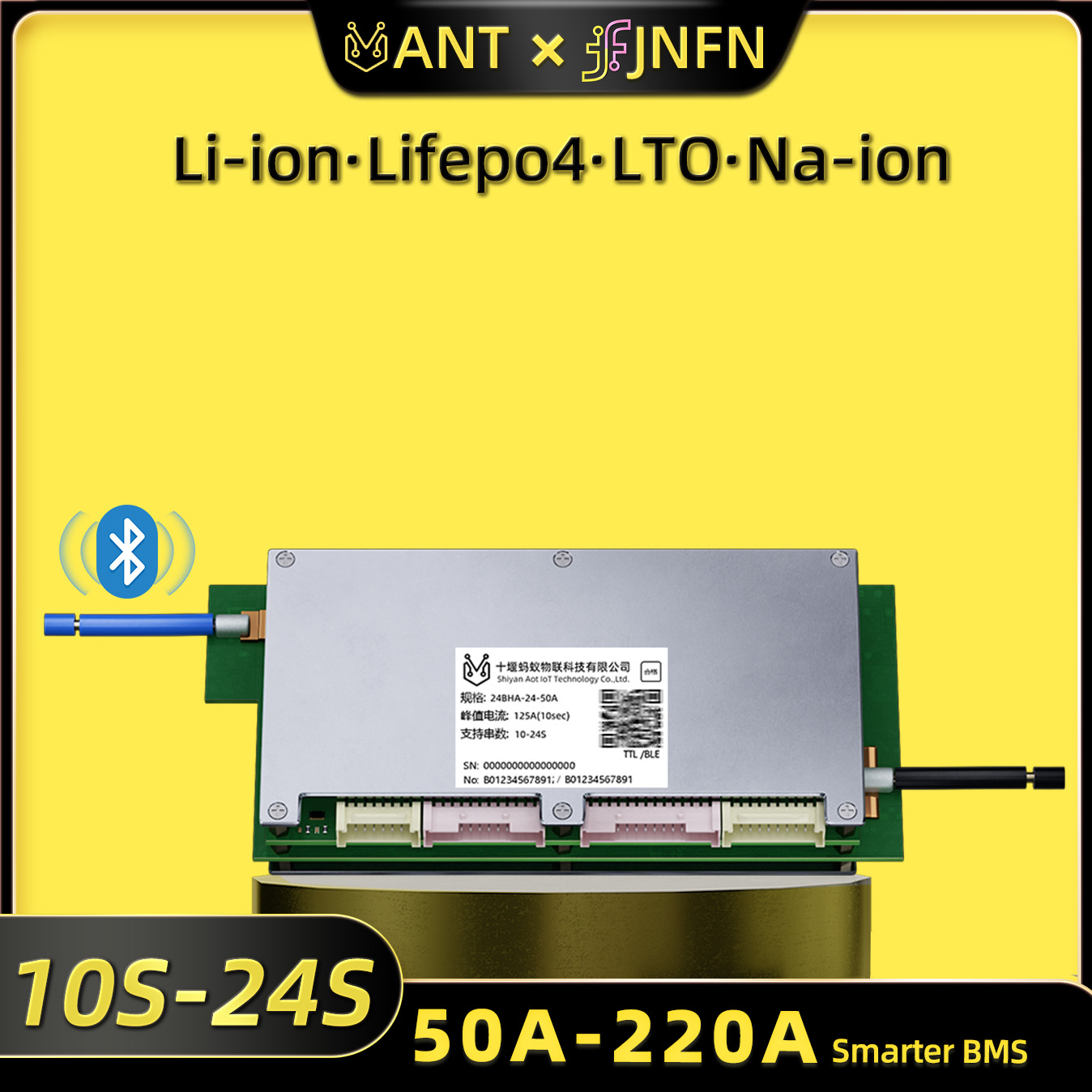Ant BMS Smart 10S tot 24S 550A - Proto Board recensie en prijs