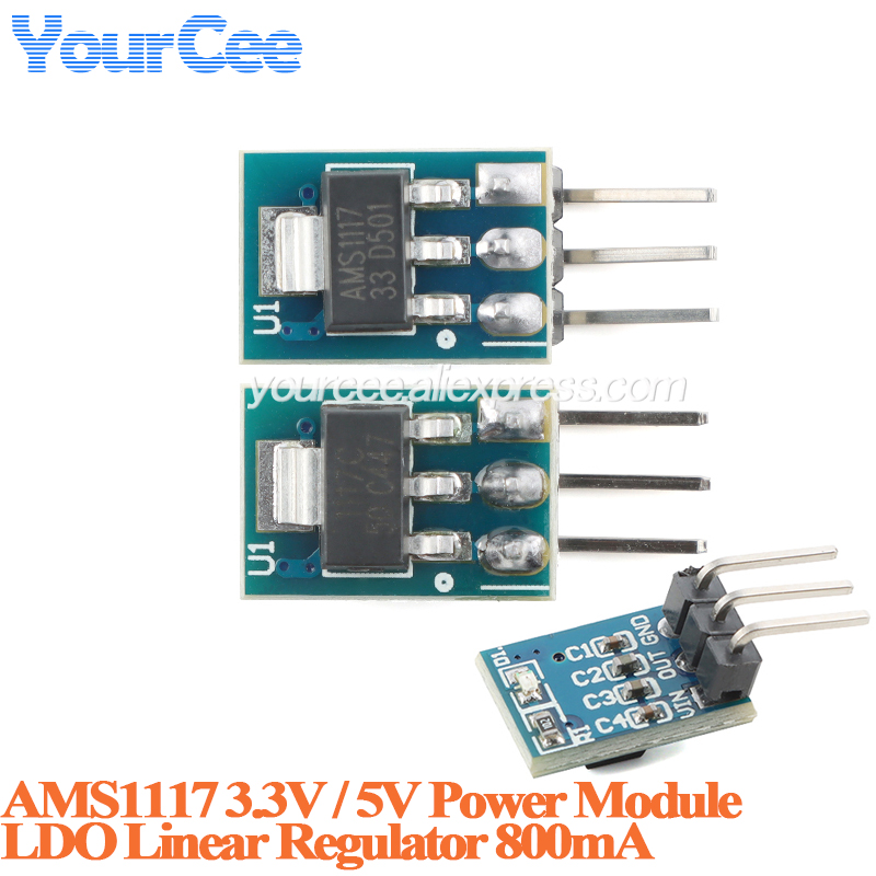 20 pcs/1 pc AMS1117 3.3 V 5 V  - Ams1117 Module recensie en prijs