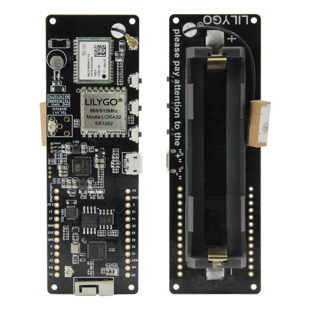 LILYGO T-BEAM V1.2 ESP32 LoRa  - Esp32 Battery Holder Lipo recensie en prijs