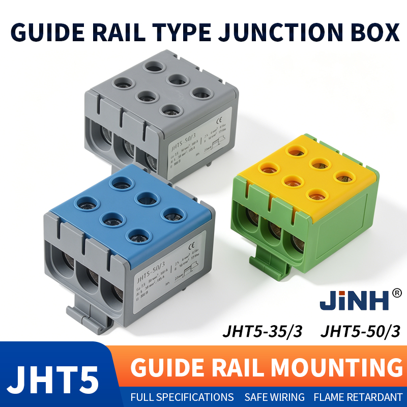 JINH JHT5-35/50 Din Rail 3-In  - Screw Terminal Block recensie en prijs