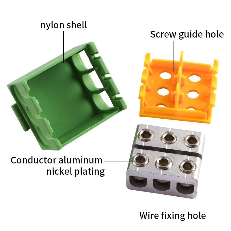 JINH JHT5-35/50 Din Rail 3-In  - Screw Terminal Block recensie en prijs
