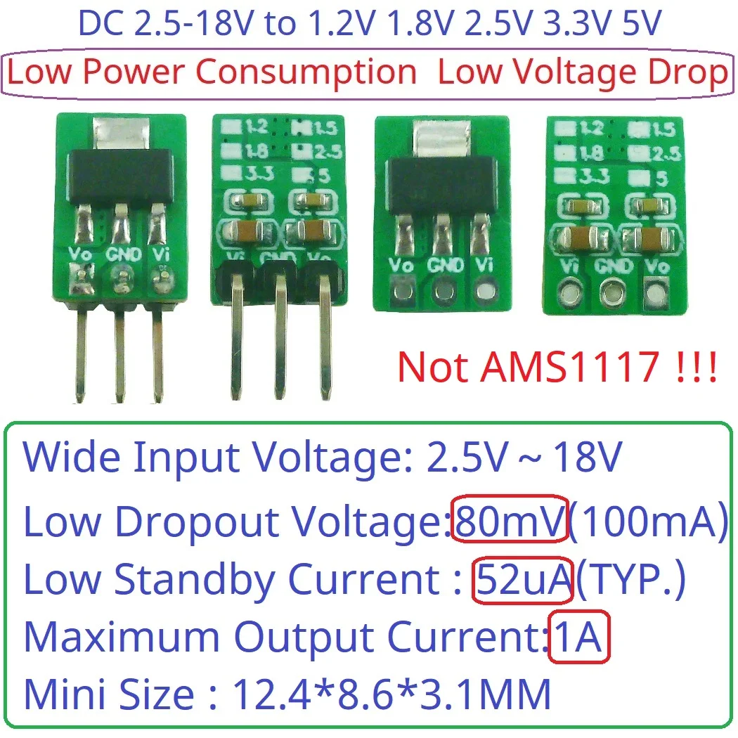 10 stuks 2,5-18V naar 1,2V 1,8 - Esp32 Step Down Buck recensie en prijs