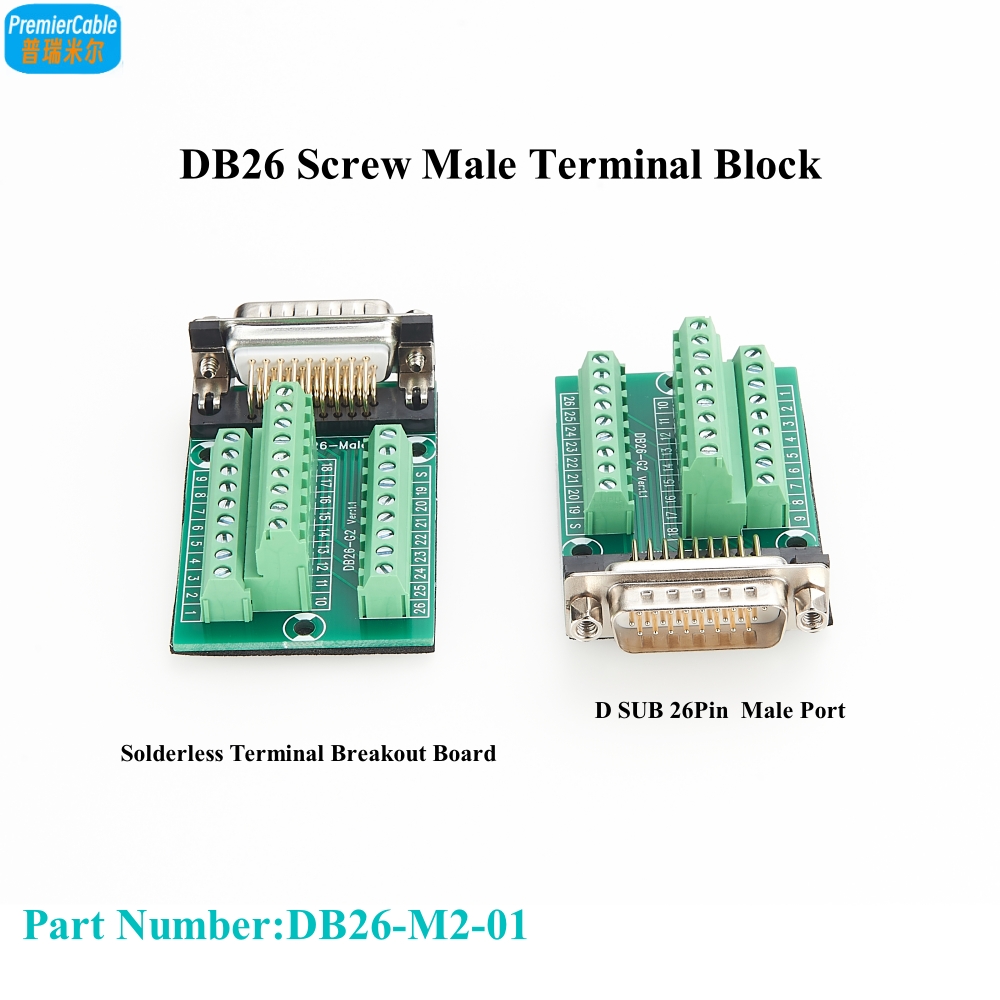DB26 Male naar klemmenblok bew - Screw Terminal Block recensie en prijs