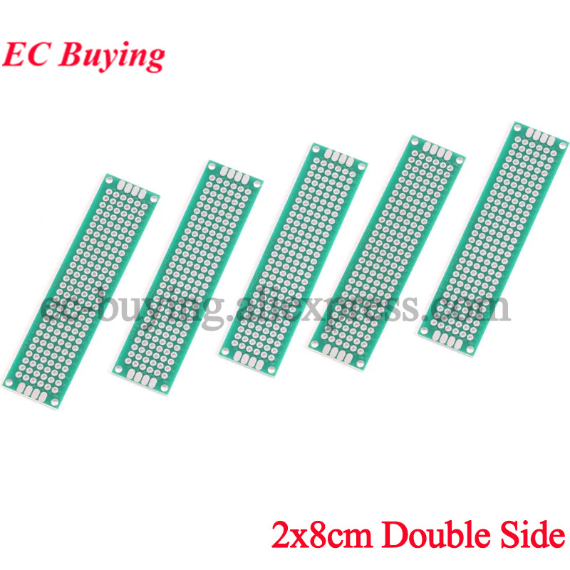 5 stks 2x8 cm Dubbelzijdig Pro - Pcb Prototyping Board recensie en prijs
