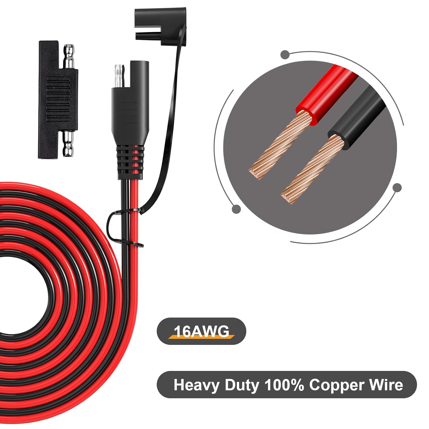 JMUYTOP 16AWG SAE Verlengkabel - Ipex Connector recensie en prijs
