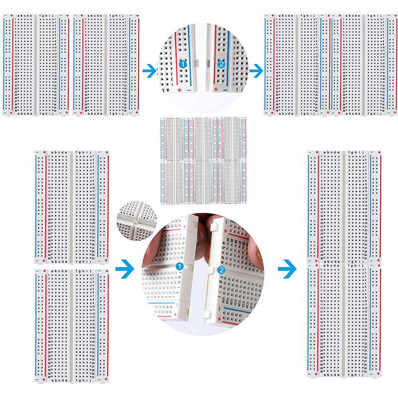 MB-102 MB102 Broodplank 400 83 - Breadboard 400 Point recensie en prijs