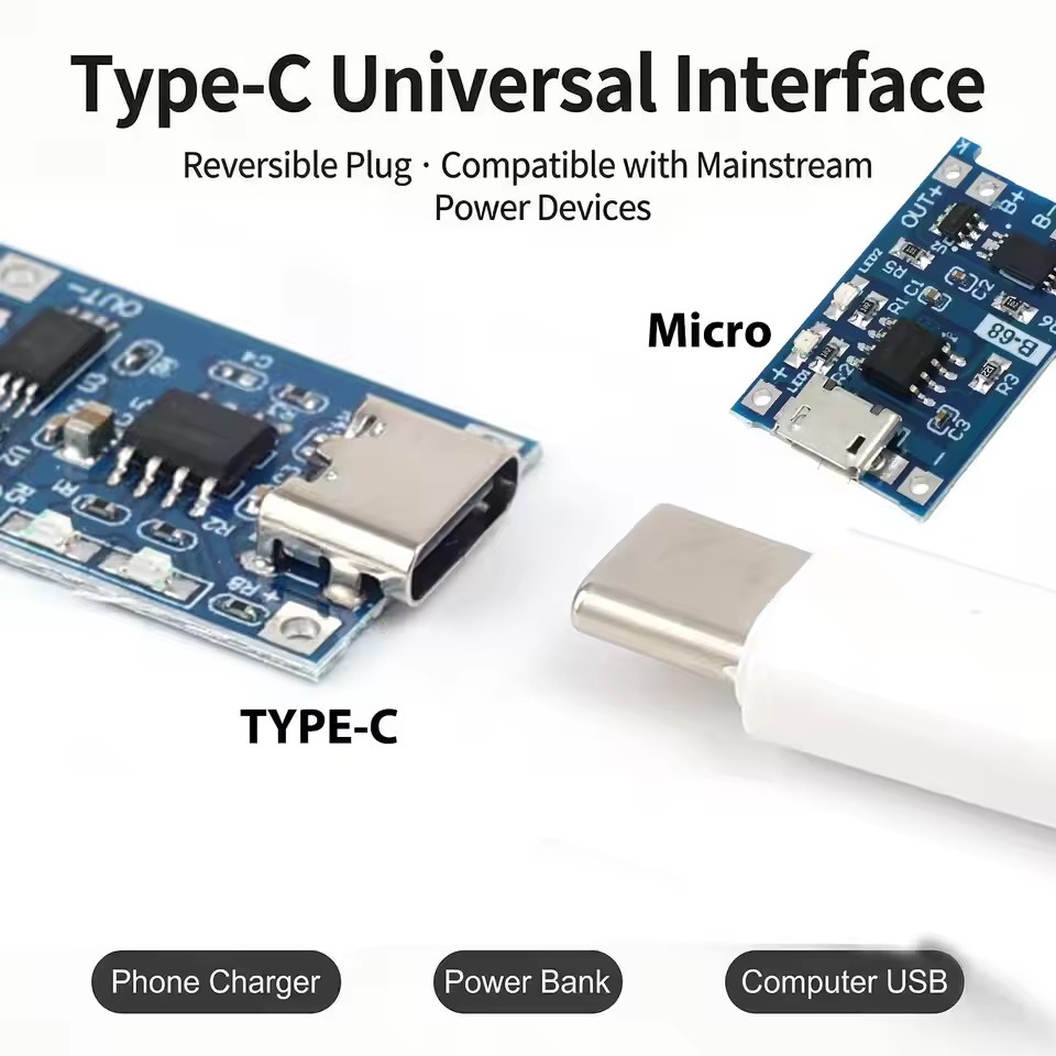 USB Type-C TP4056 oplaadmodule - Tp4056 Module recensie en prijs