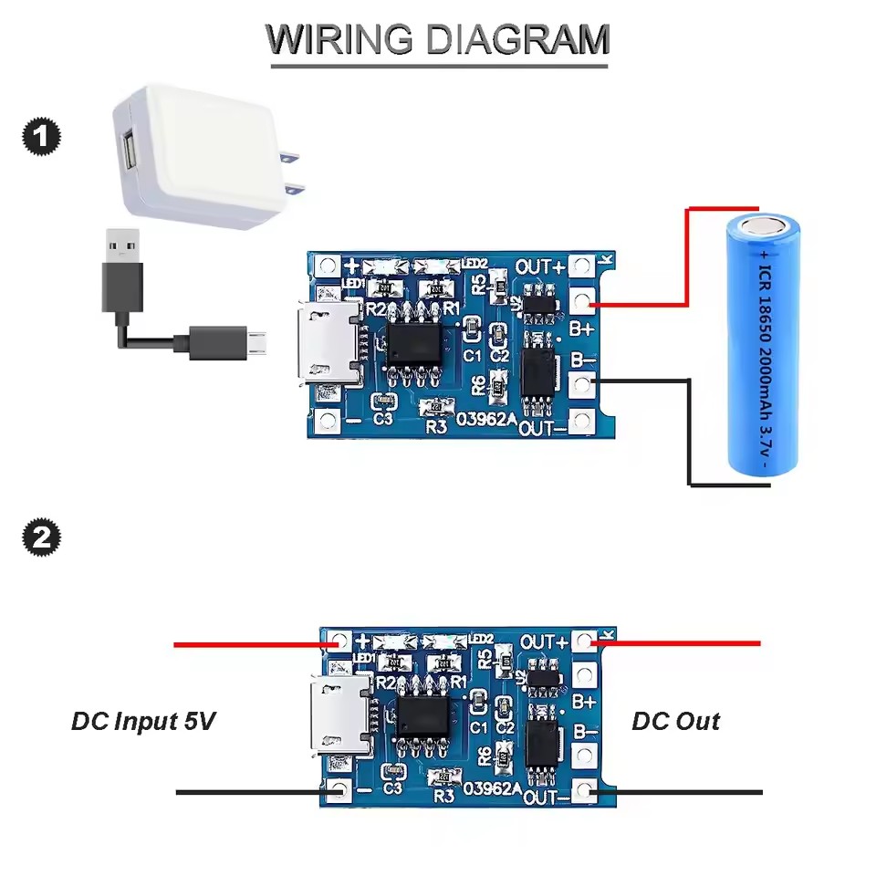 USB Type-C TP4056 oplaadmodule - Tp4056 Module recensie en prijs